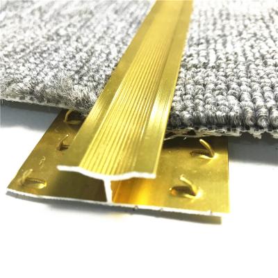 Chine Équilibre en aluminium argenté 2.5cm de tapis de bande de transition de tuile de Chrome d'accessoires de tapis à vendre