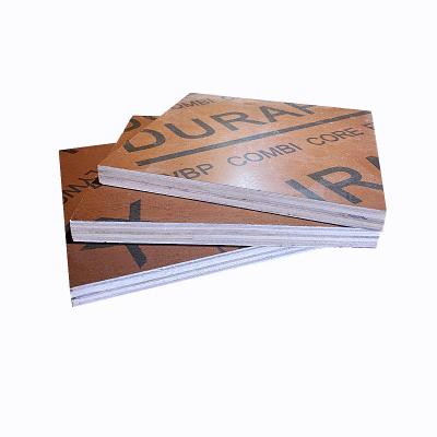 China Contemporary 15mm 18mm film-faced-plywood birch face brown plywood film faced plywood for construction for sale