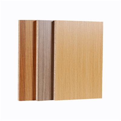 China Contemporary 18mm Wood Grain Color Double Sides Hardwood Core Melamine Laminated Plywood Best Quality Melamine Laminated Plywood Panel for sale