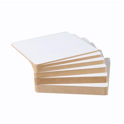 China Contemporary white color 18mm melamine plywood to India China 18mm hardwood core melamine plywood for furniture for sale