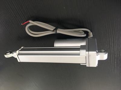 China 48 Volt Mini 100 Lb Linear Actuator Rod Style Actuator With Mounting Bracket for sale