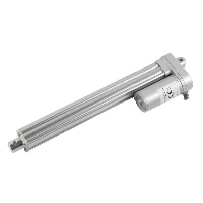 China Metal Gearbox  Electric Linear Rod Actuator 80kg  Compact Size 12 Inches Stroke for sale