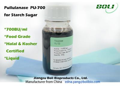 China 700 BU / Ml Food Grade Pullulanase Enzyme Light Brown Liquid High Concentration for sale