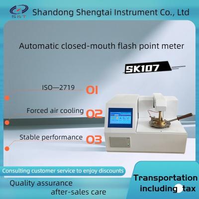 China Probador cerrado completamente automático del punto de inflamación SK107, sensor nacionalmente producido, calibración de la presión atmosférica en venta