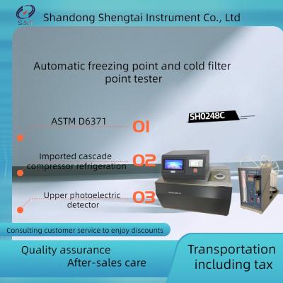 China ASTM D6371 Fully Auto Freezing Point And Cold Filtration Point Tester Glass Tube Tilt Method for sale