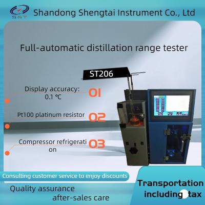 China ASTM D86 Fully automatic distillation range measuring instrument guided operation compressor refrigeration ST206 for sale