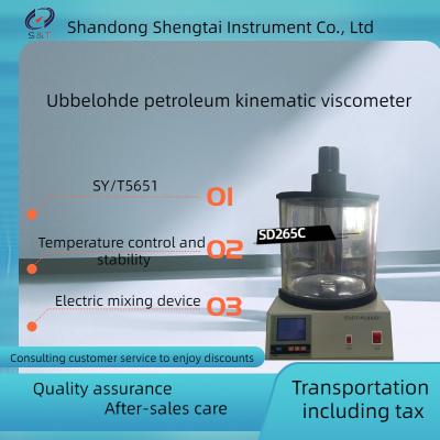 China SD265C Uzbek Petroleum Kinematic Viscometer (dual cylinder) has good temperature control stability for sale