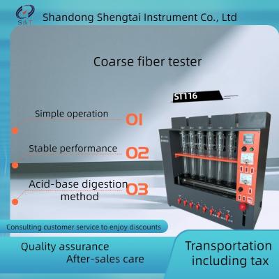 China Acid And Alkali Boiling Method Coarse Fiber tester for food feed pellet material Coarse Fiber  Analyzer for sale