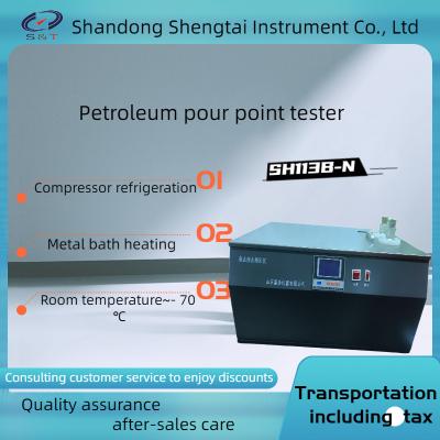 China Heavy oil, crude oil, dark petroleum SH113B-N petroleum pour point tester (metal bath) for sale