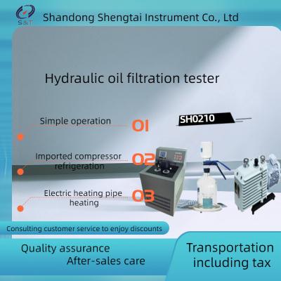 China Hot selling hydraulic oil filtration tester SH0210 Compressor refrigeration Electric heating tube heating for sale