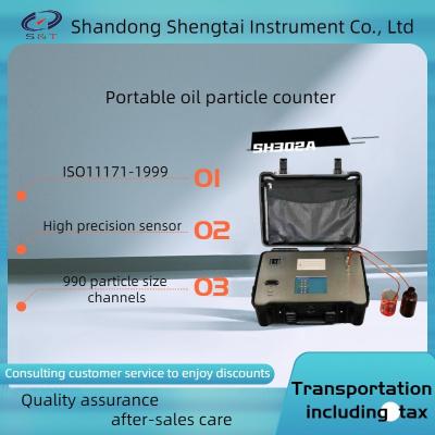 China Hydraulic Oil Testing Equipment SH302A Portable Oil Particle Counter Photoresistance Method for sale