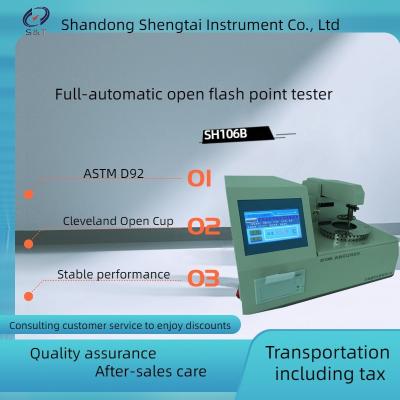 China Automatic open flash point tester for gear oil hydraulic oil turbine oil ASTMD 92 Cleveland open cup method for sale