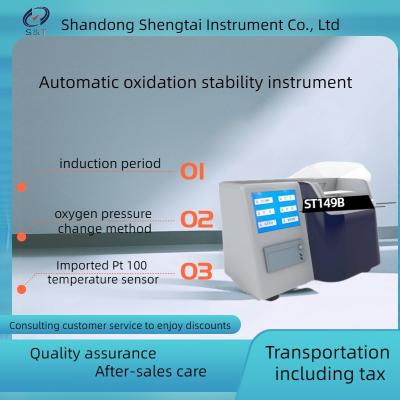 China Método automático del cambio de la presión del oxígeno del probador de la estabilidad de la oxidación del equipo de prueba del aceite de mesa del alto nivel en venta