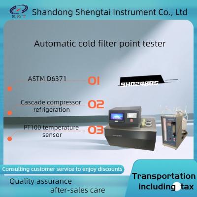 China ASTMD 6371 Fully automatic cold filter point measuring instrument, dual hole compressor refrigeration SH0248BS for sale