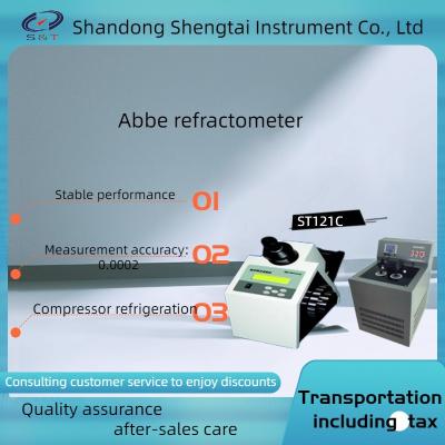 China Lectura del indicador digital del refractómetro del Abbe, el apuntar de la representación visual, y corrección de temperatura ST121C en venta