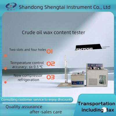 Chine Appareil de contrôle de contenu de cire de pétrole brut avec deux fentes et bain SH7550 d'acier inoxydable de quatre trous à vendre