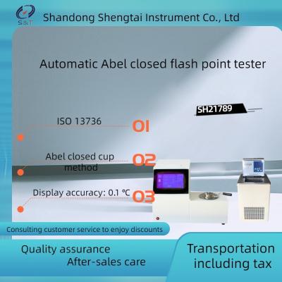 China Probador del punto de inflamación de la taza de Abel Fully Automatic Type Closing del gasoil ISO13736 estándar. en venta