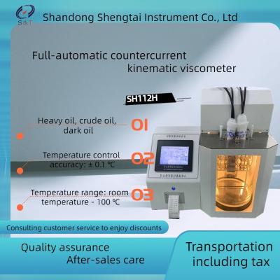 China Automatic dark-colored petroleum kinematic viscosity tester SH112H Fully automatic result printing for sale