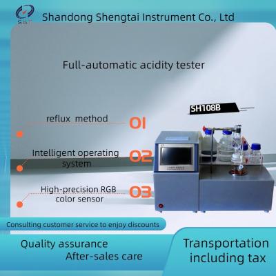 China Automatic Diesel Acid Tester LCD Touch Screen Full Chinese Man Machine Dialogue Interface for sale