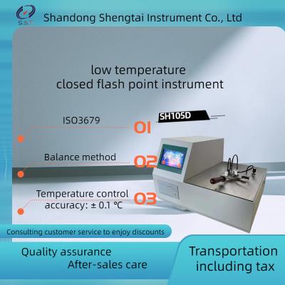 China ISO 1523 ISO 3679 Low Temperature Closed Cup Flash Point Tester of Gasoline balance method - 30 ℃ to+100 ℃. for sale