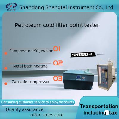 China SH113B-L Petroleum Cold Filtration Point Tester with  Single suction filter metal bath for sale