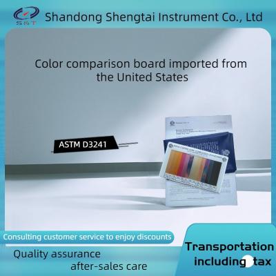 China Copper strip corrosion test color comparison plate  ASTM METHO D130/IP154  Composition of 13 test copper sheets for sale