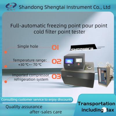 Китай Автоматическая температура замерзания, минимальная температура текучести нефти, и tilti холодной стеклянной лампы измеряя аппаратуры SH0248CQ пункта фильтрации автоматическое продается