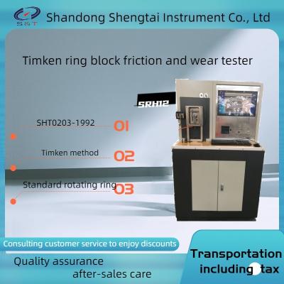 Chine Méthode d'essai d'ASTM D2782 pour la représentation extrême de pression de lubrifier des fluides - méthode SRH12 de bloc d'anneau de Timken à vendre