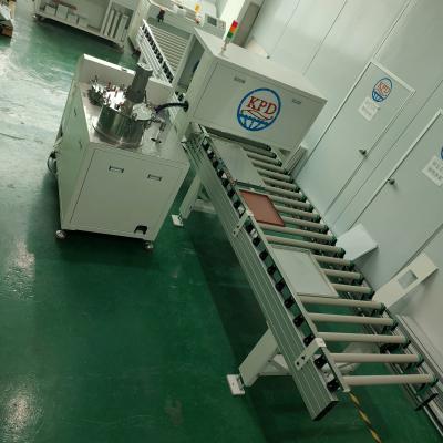 China Video de inspección de salida Máquina de pegamento de PU para paneles de puertas a prueba de fuego y panes de panal de miel en venta