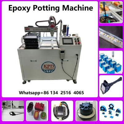 中国 Ab Glue Dispenser Epoxy Application Machine 2 Components Metering Mixing Dispensing System for wheel sensor 販売のため