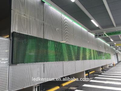 China Outdoor Single Color Led Display Module From Lights Green P10 DIP546 32*16 Dots for sale