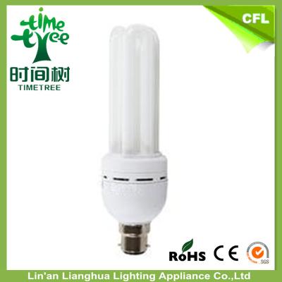 China Clear Shell Tube Light 3U bulb 9W 2700K T3 U Shaped Fluorescent Lighting for sale