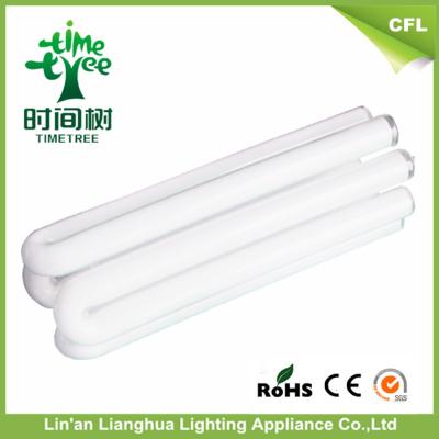 China 17mm 6000hour High Watt 4u Shaped Fluorescent Tubes , CFL Parts 4u Tube Lighting for sale