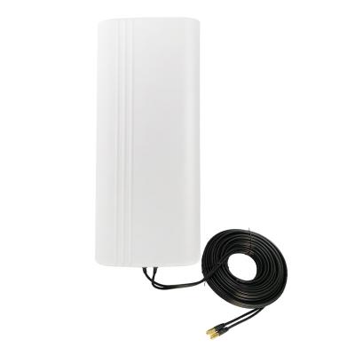 Chine Global 1700-2700MHz 14dBi Dual Polarized Directional Panel MIMO 4G LTE Antenna with 2*15 Meters Cable à vendre