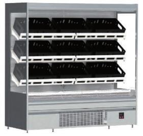 China R290 abrem Front Open Display Fridge Open Front Refrigerated Display Case à venda
