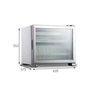 China Direct Cooling 49L Commercial Ice Cream Freezer Restaurant Single Door for sale