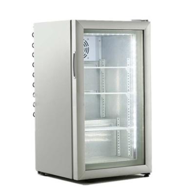 China exposição R134a refrigerando direto R600a do armário do gelado 70L à venda