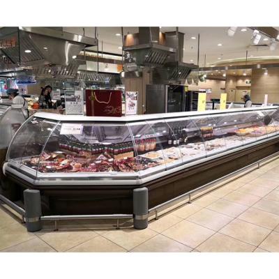 China Air cooled Meat Display Cooler for sale