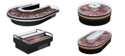 China Air Cooled Meat Display Refrigerator Commercial Meat Display Cases for sale