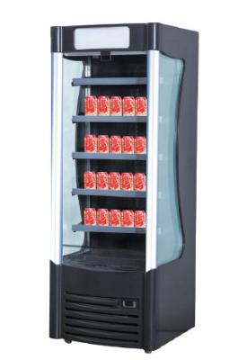 China Mini Beverage Open Display Fridge Open Air Display Refrigerators for sale