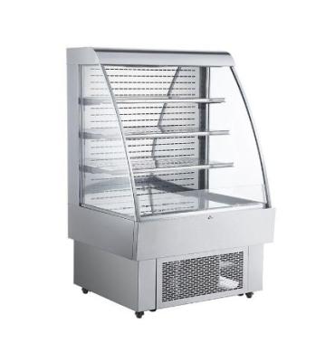 China sistema de refrigeração ventilado refrigerador da exposição da carne de 380L R404a R290 à venda
