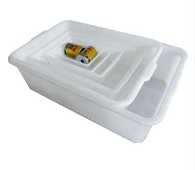 China Verdickter weißer Kunststoffgummi-Rahmen Becken Schildkrötenbecken Kunststoffschachtel Kunststoffbecken Quadrat Umsatzschachtel Waschbecken zu verkaufen