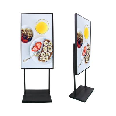 China Personalização 43 polegadas piso LCD digital de sinalização publicitária interactive display kiosk à venda