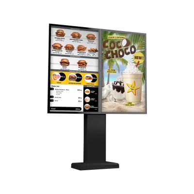 China Restaurant Fast Food Digital Drive Thru Menu 49 Inch Android 7.1 for sale