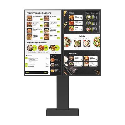 China 1920x1080 55 Inch Outdoor Drive Thru Menu Boards For Restaurant for sale
