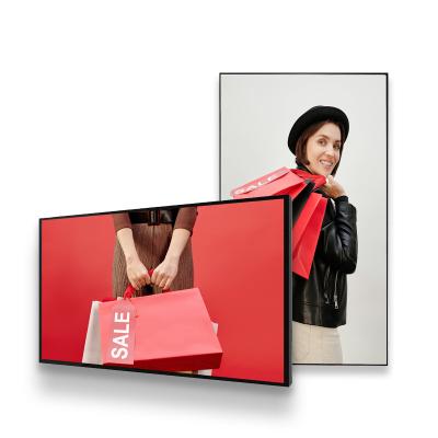 China Commercial LCD Screen Advertising Player 55inch Wall Mount Media Player Digital Signage for sale