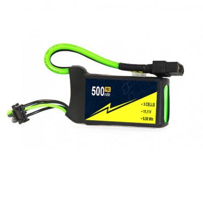 China 500mAh 3S 11.1V 75C Drone Lipo Battery for sale