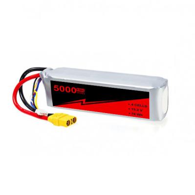 China Fpv Drone Battery 5000mAh 4S LiHV Battery 15.2V 65C 130C Long Cycle Life for sale
