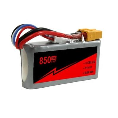 China Compact 3s 850mah Lipo Battery 11.4V 130C 65C Lipo Battery High Voltage for sale
