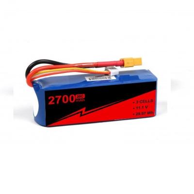 China Stabil RC Auto Lipo Batterie 2700mAh 3S 11.1V 20C Lipo Batteriepaket mit W/XT-60 zu verkaufen